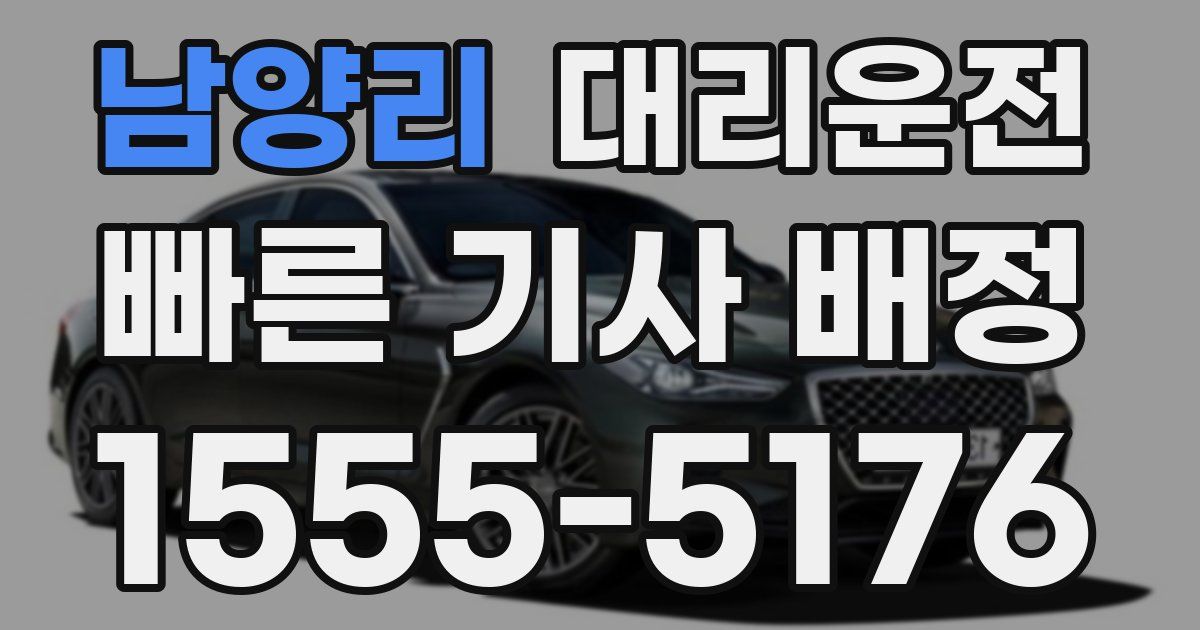 일일대리기사
