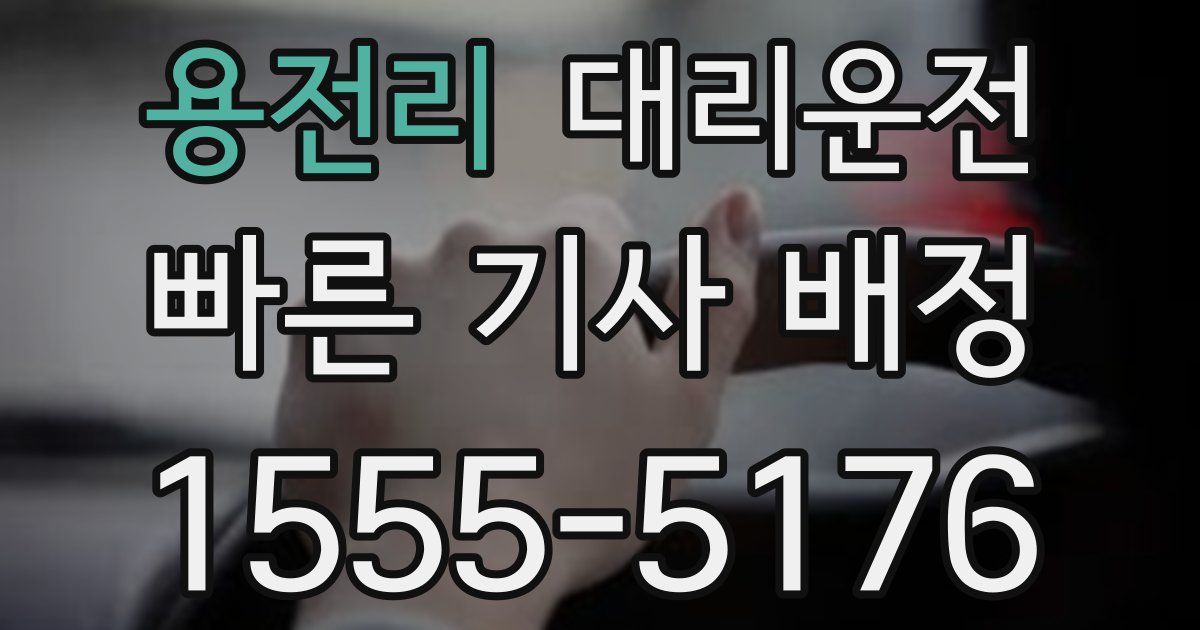 일일대리기사