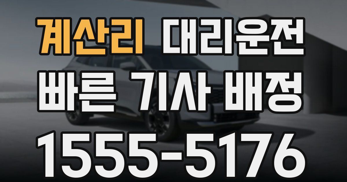 일일대리기사