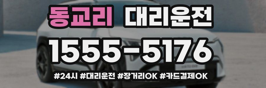 동교리 대리운전