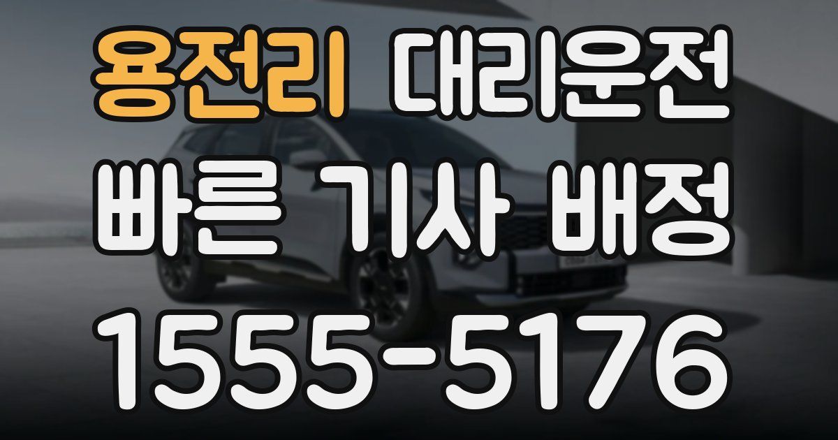 일일대리기사