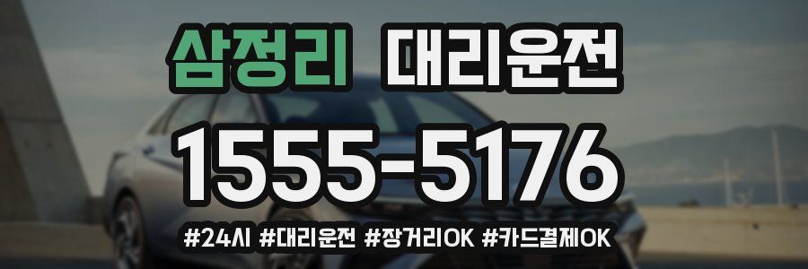 삼정리 대리운전