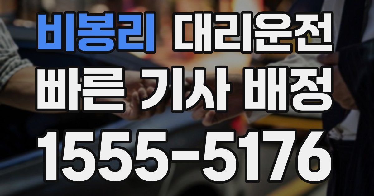 일일대리기사
