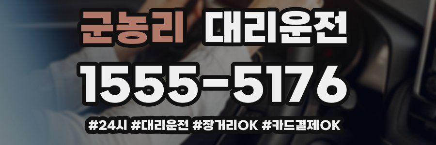 군농리 대리운전