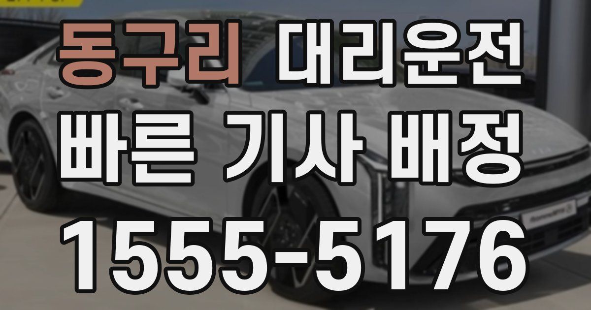 일일대리기사