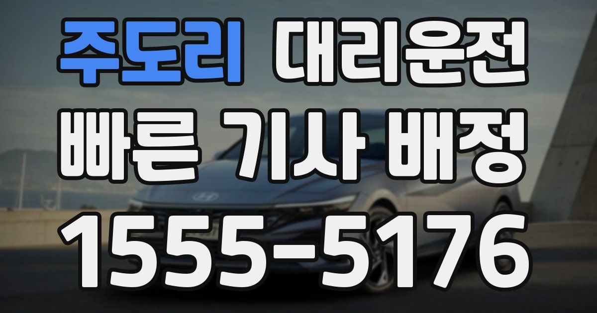 일일대리기사