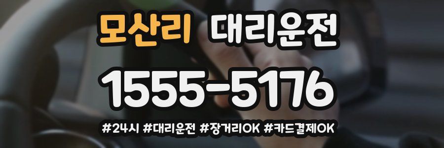 모산리 대리운전