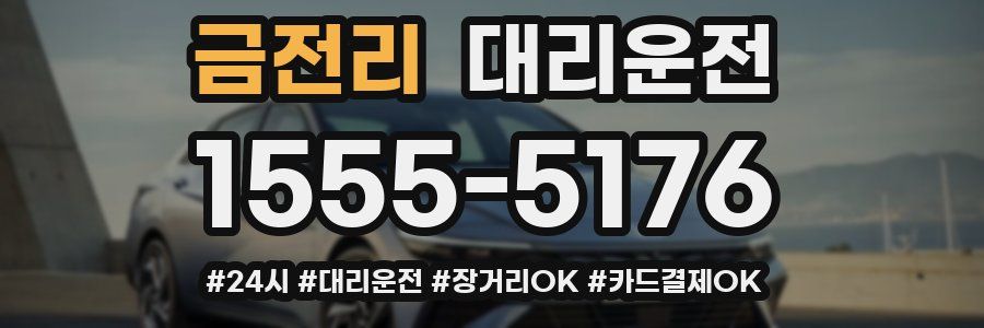 금전리 대리운전