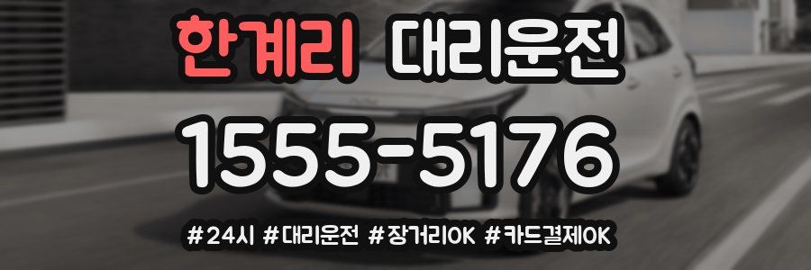 한계리 대리운전