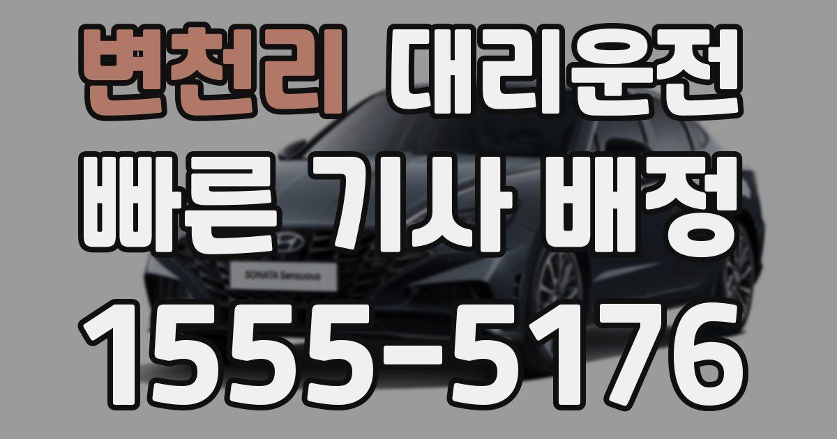 일일대리기사