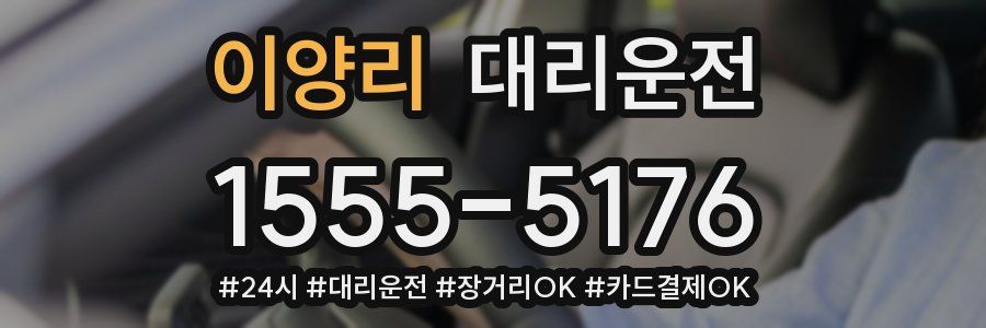이양리 대리운전
