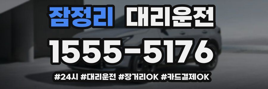 잠정리 대리운전