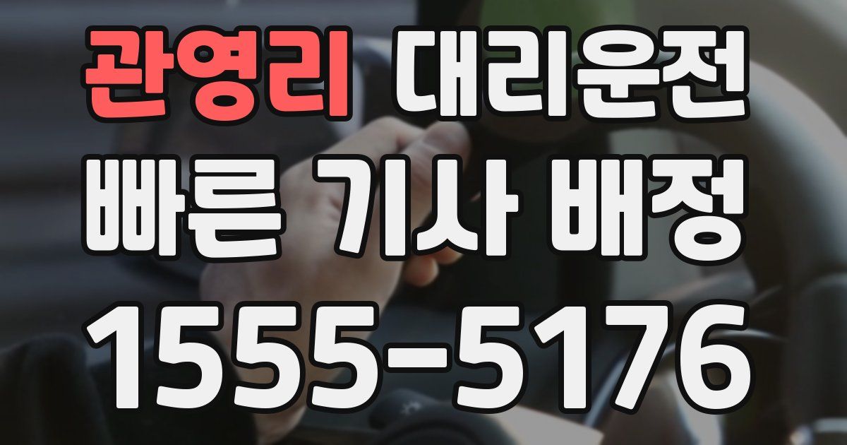 일일대리기사