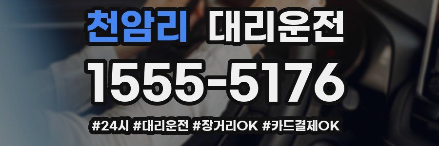 천암리 대리운전