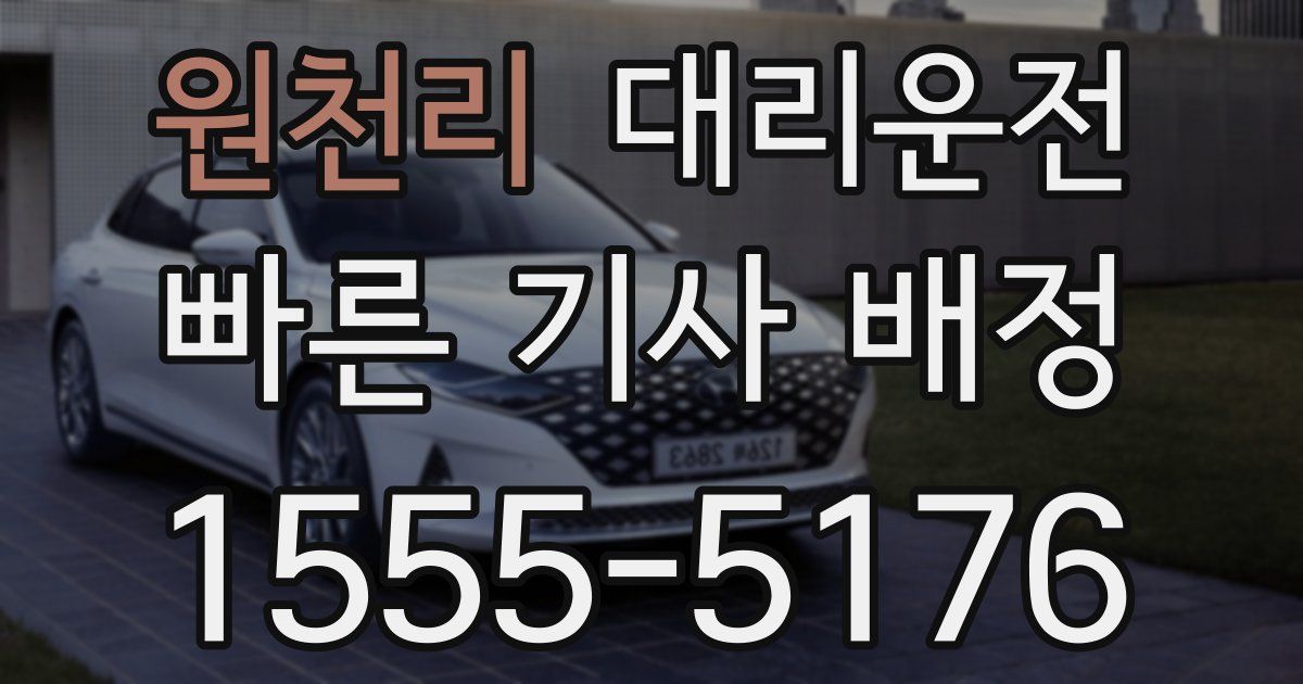 일일대리기사