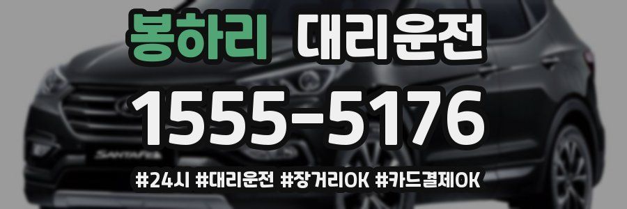 봉하리 대리운전