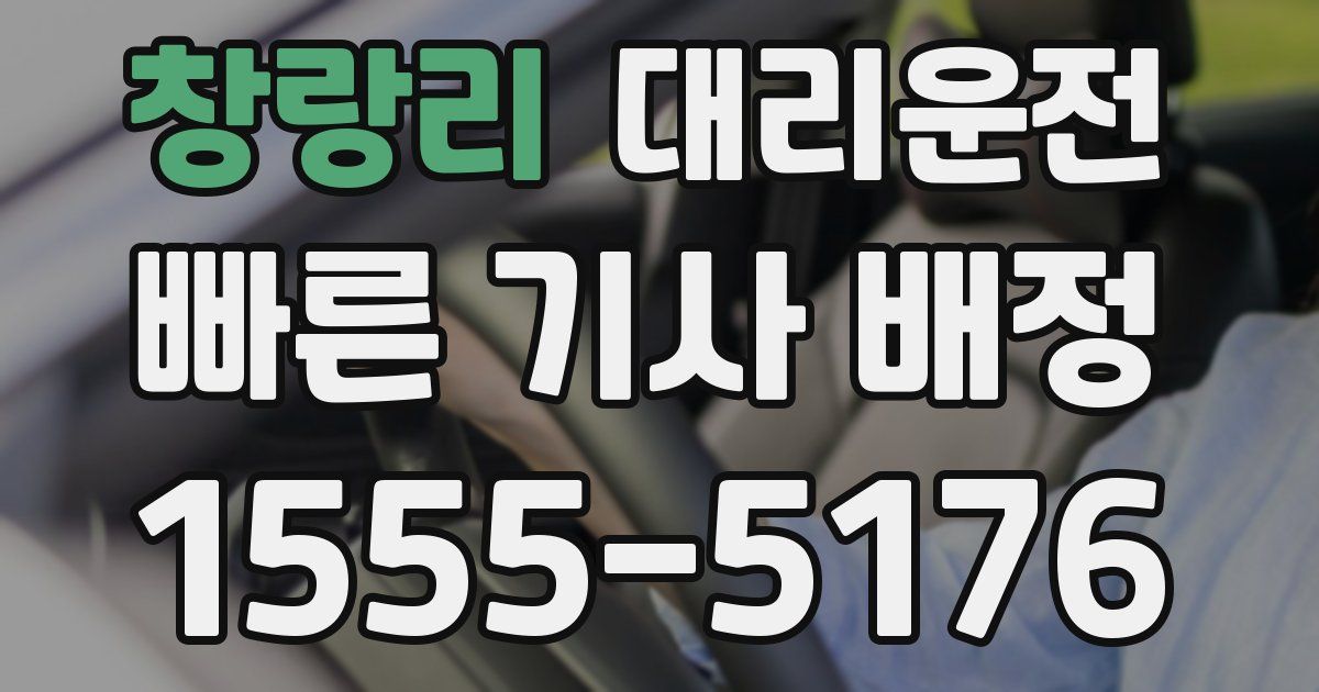 일일대리기사