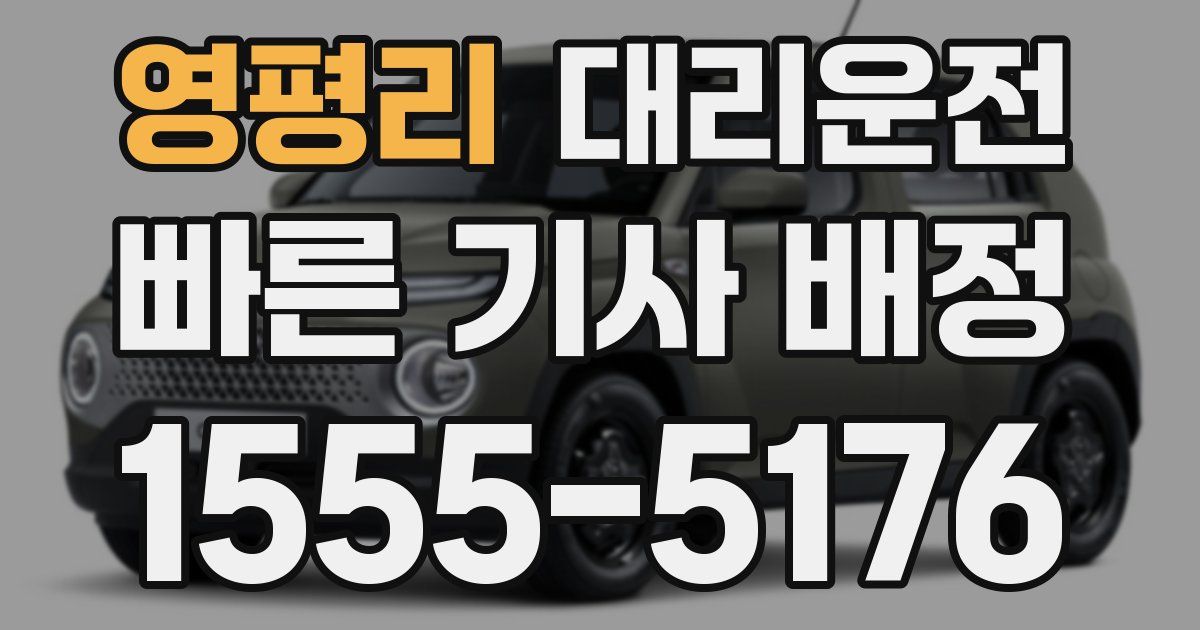 일일대리기사