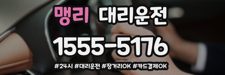 맹리 대리운전