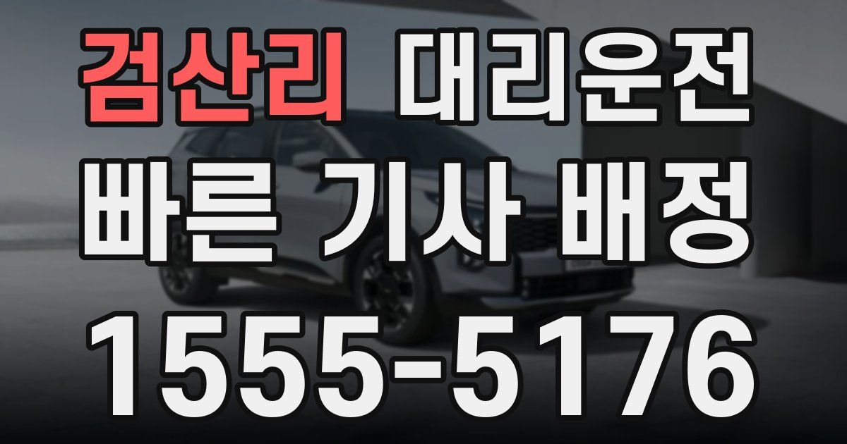 일일대리기사