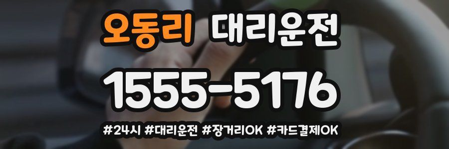 오동리 대리운전
