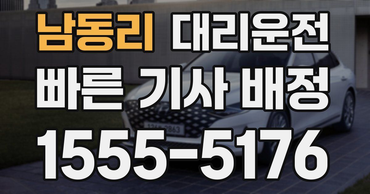 일일대리기사