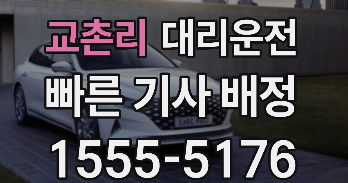 일일대리기사