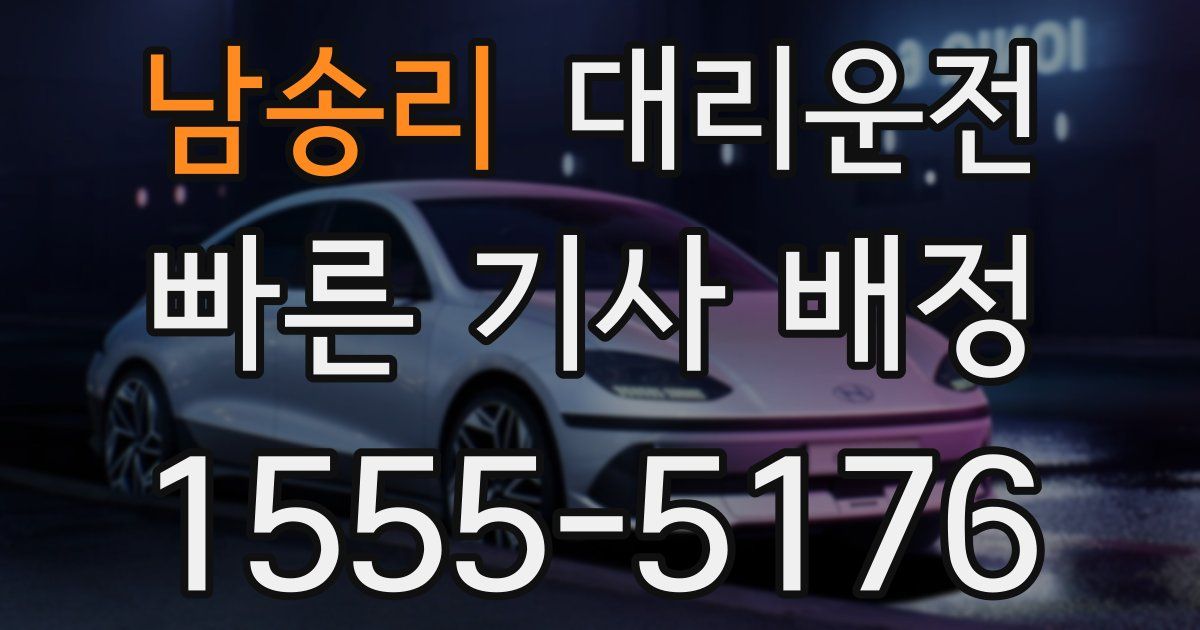 일일대리기사