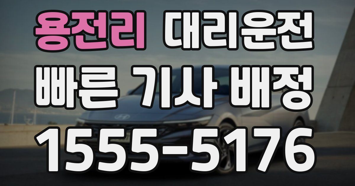 일일대리기사