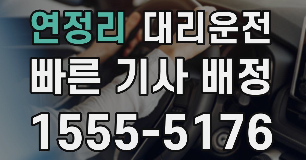 일일대리기사
