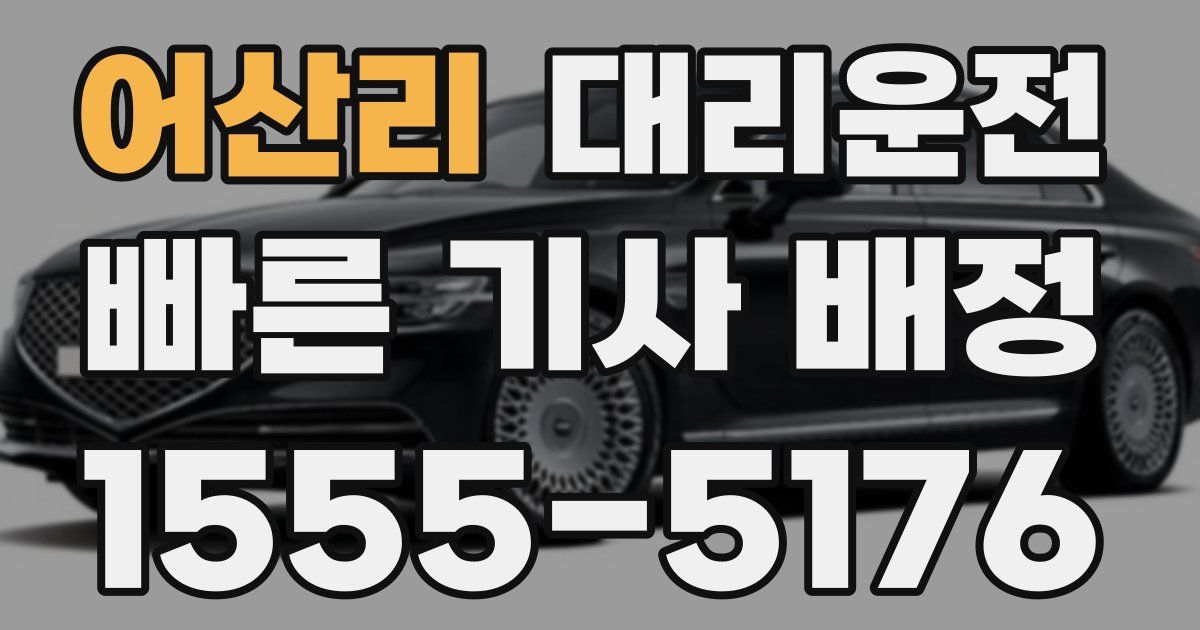 일일대리기사