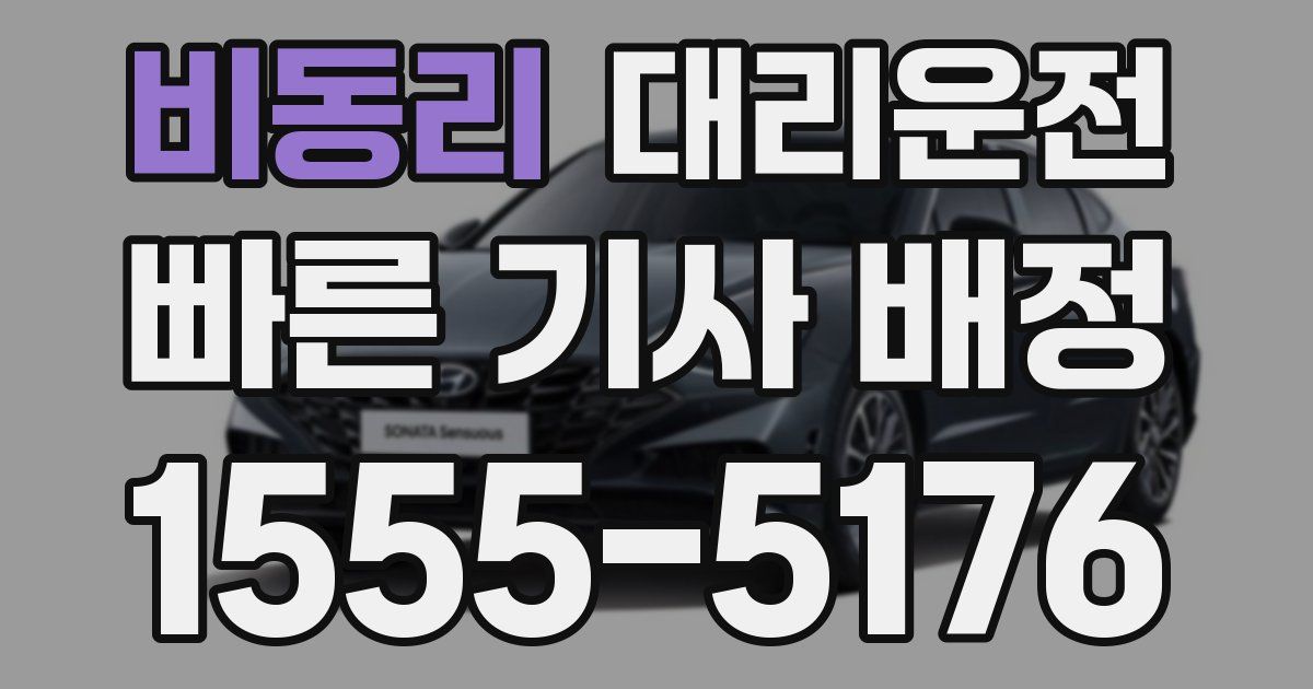 일일대리기사