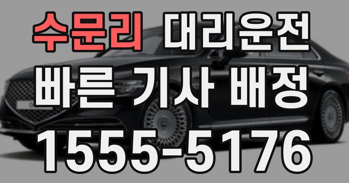일일대리기사