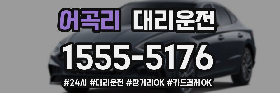 어곡리 대리운전