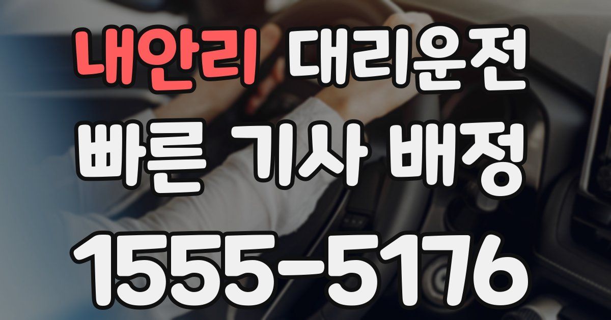 일일대리기사