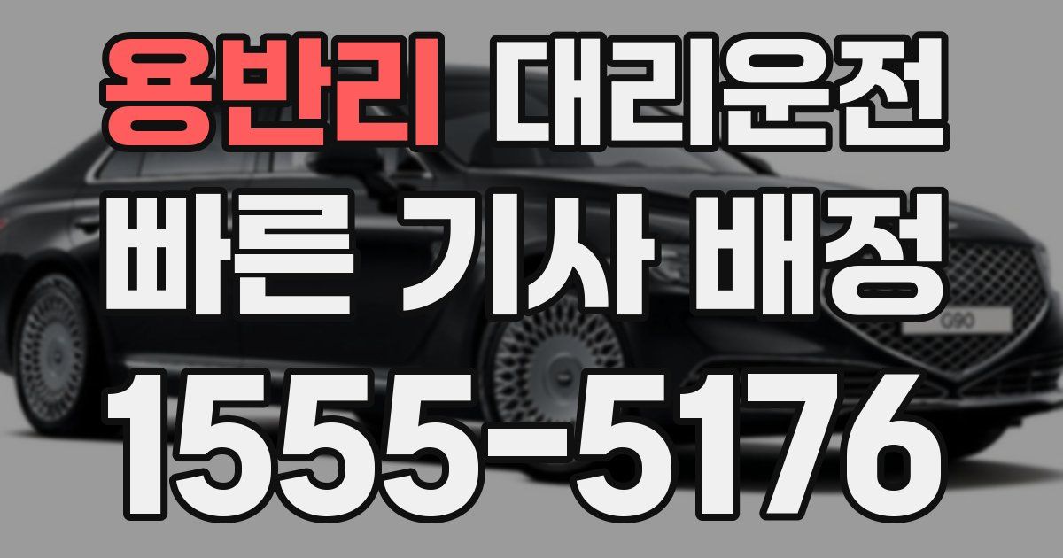 일일대리기사