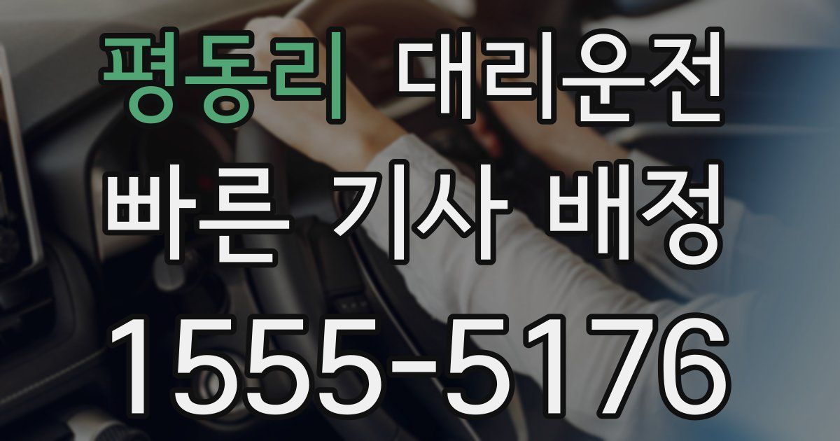일일대리기사