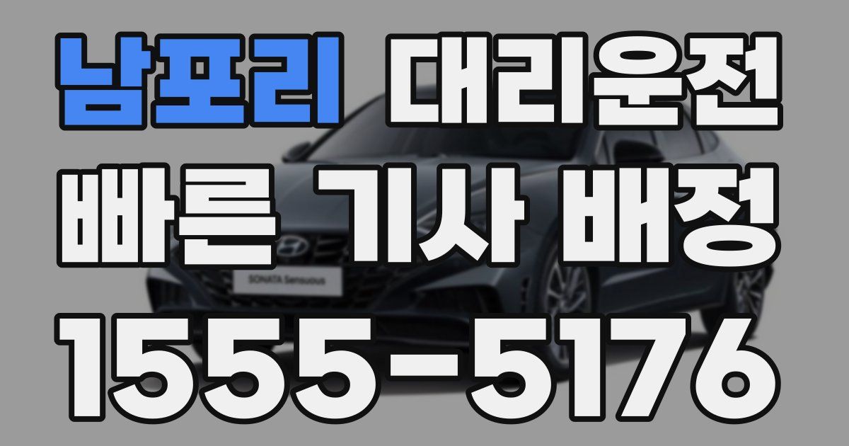 일일대리기사