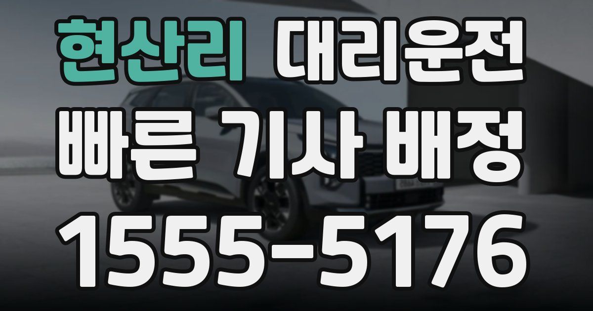 일일대리기사