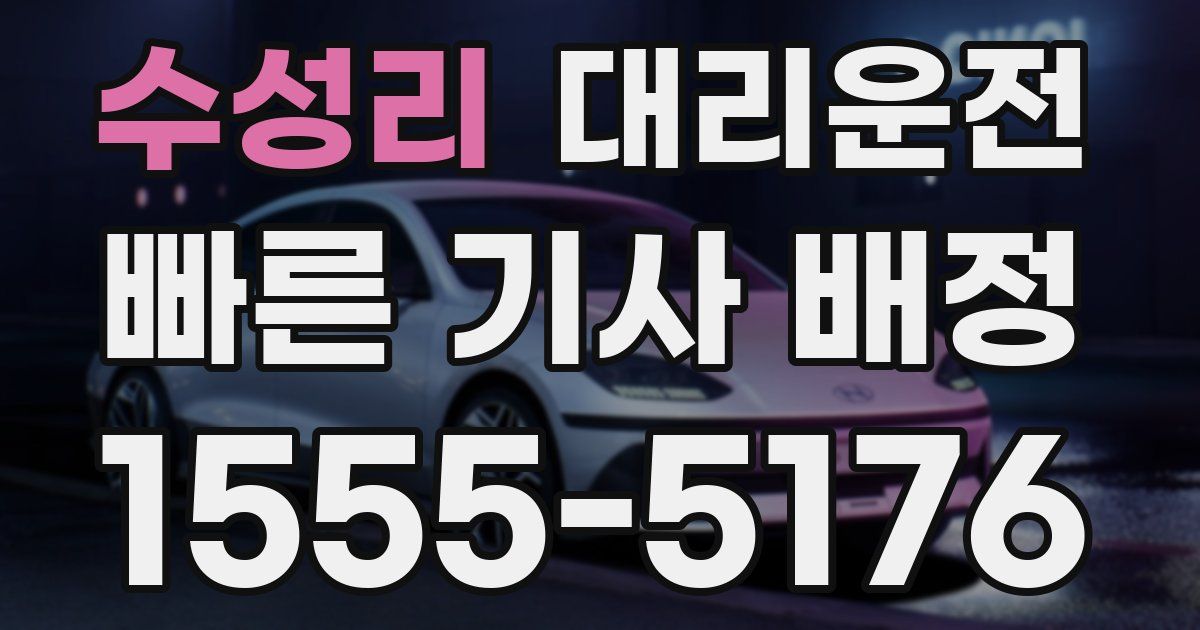 일일대리기사