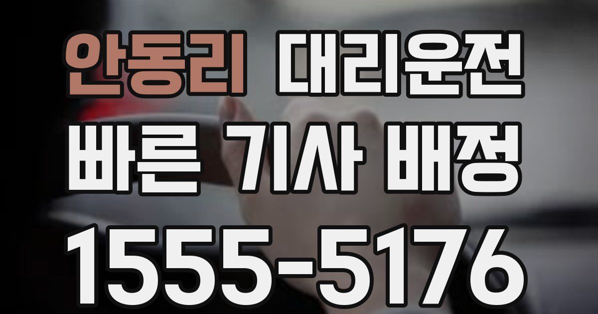 일일대리기사