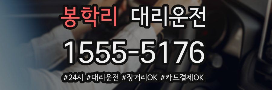봉학리 대리운전