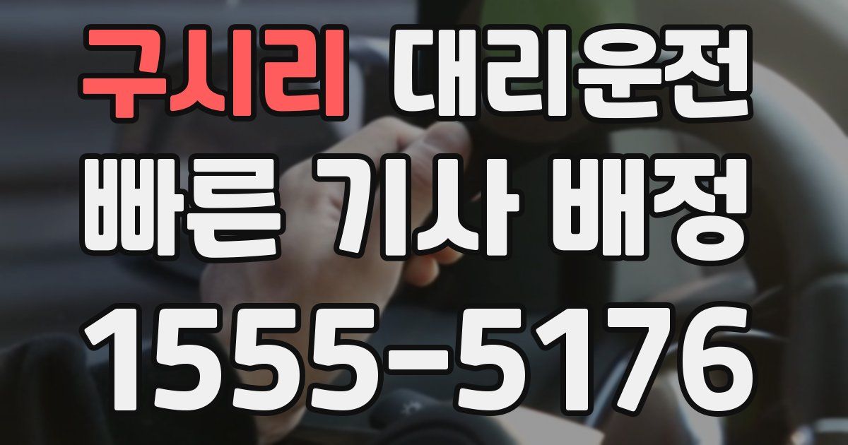 일일대리기사