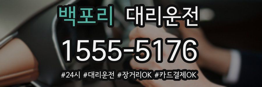 백포리 대리운전