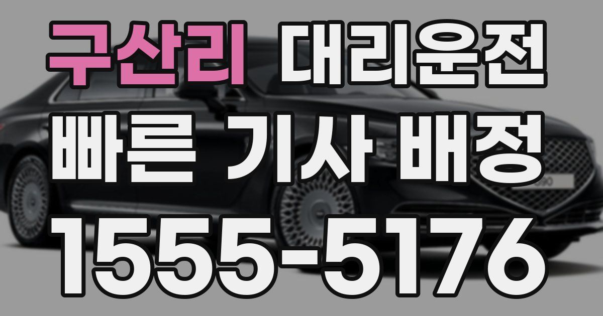 일일대리기사