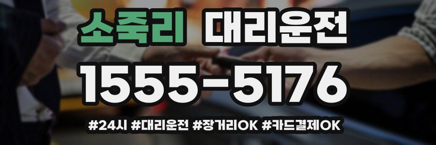 소죽리 대리운전