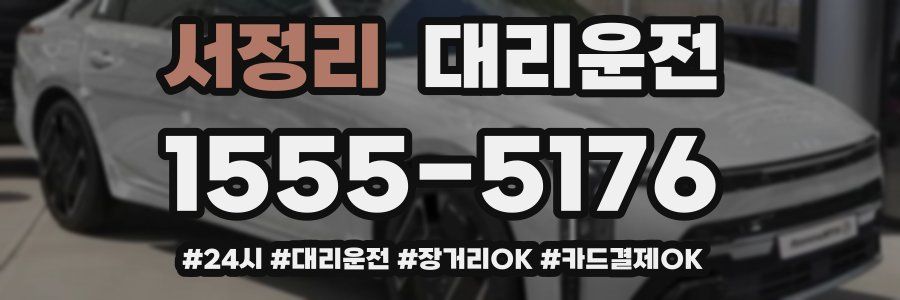 서정리 대리운전