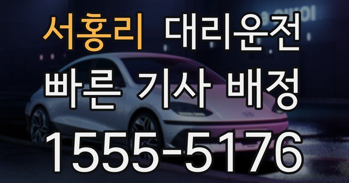 일일대리기사