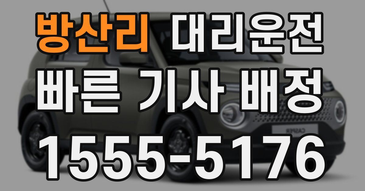 일일대리기사