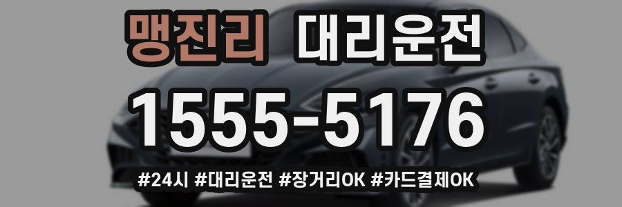 맹진리 대리운전
